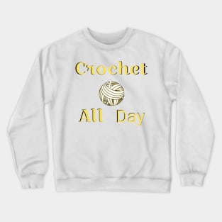 Crochet All Day Crewneck Sweatshirt